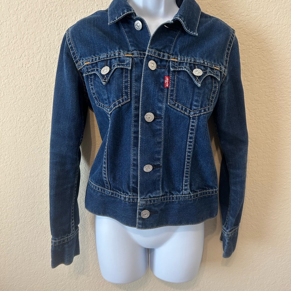 Levi's Blue Jean Jacket with Classic Trucker Style